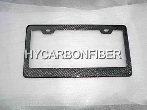 Carbon Fiber American License Plate Frame